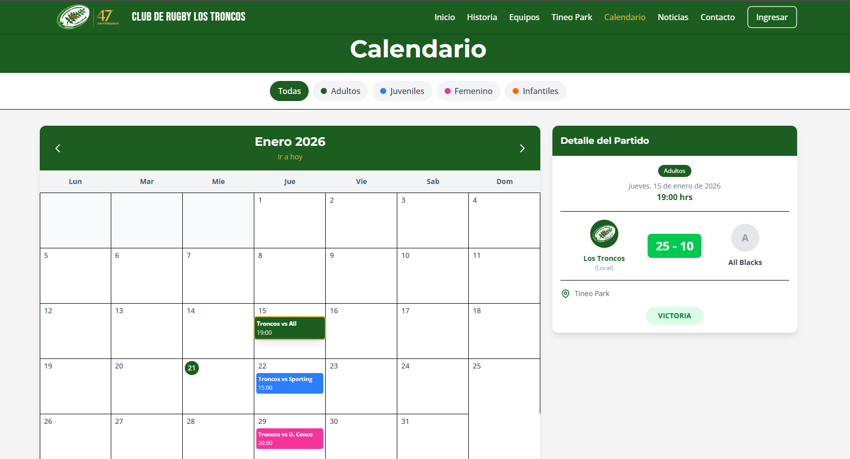 Calendario